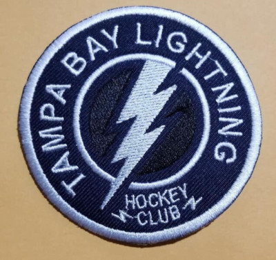 Embroidered Patch - NHL Tampa Bay Lightning approx 3'' High Quality 4 sure