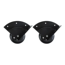 2pcs Wheel Casters Black for Flight Cases Instrument Cases Tool Boxes Cabinet