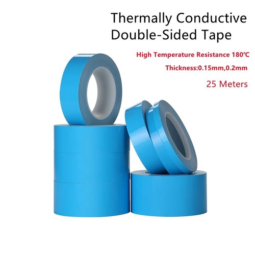 25 Meter/Roll Transfer Heat Tape Double Sided Thermal Conductive Adhesive Tape - Picture 8 of 19