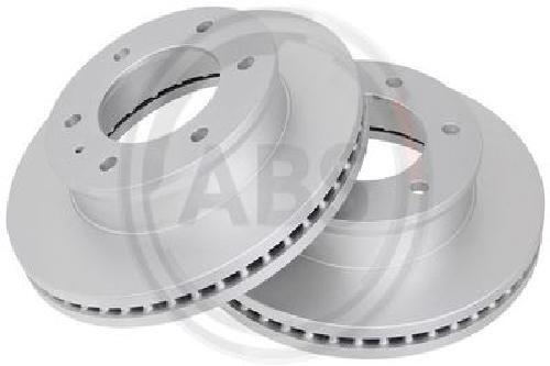 2x Original A.B.S. Brake Disc 18017 for Ford Mazda