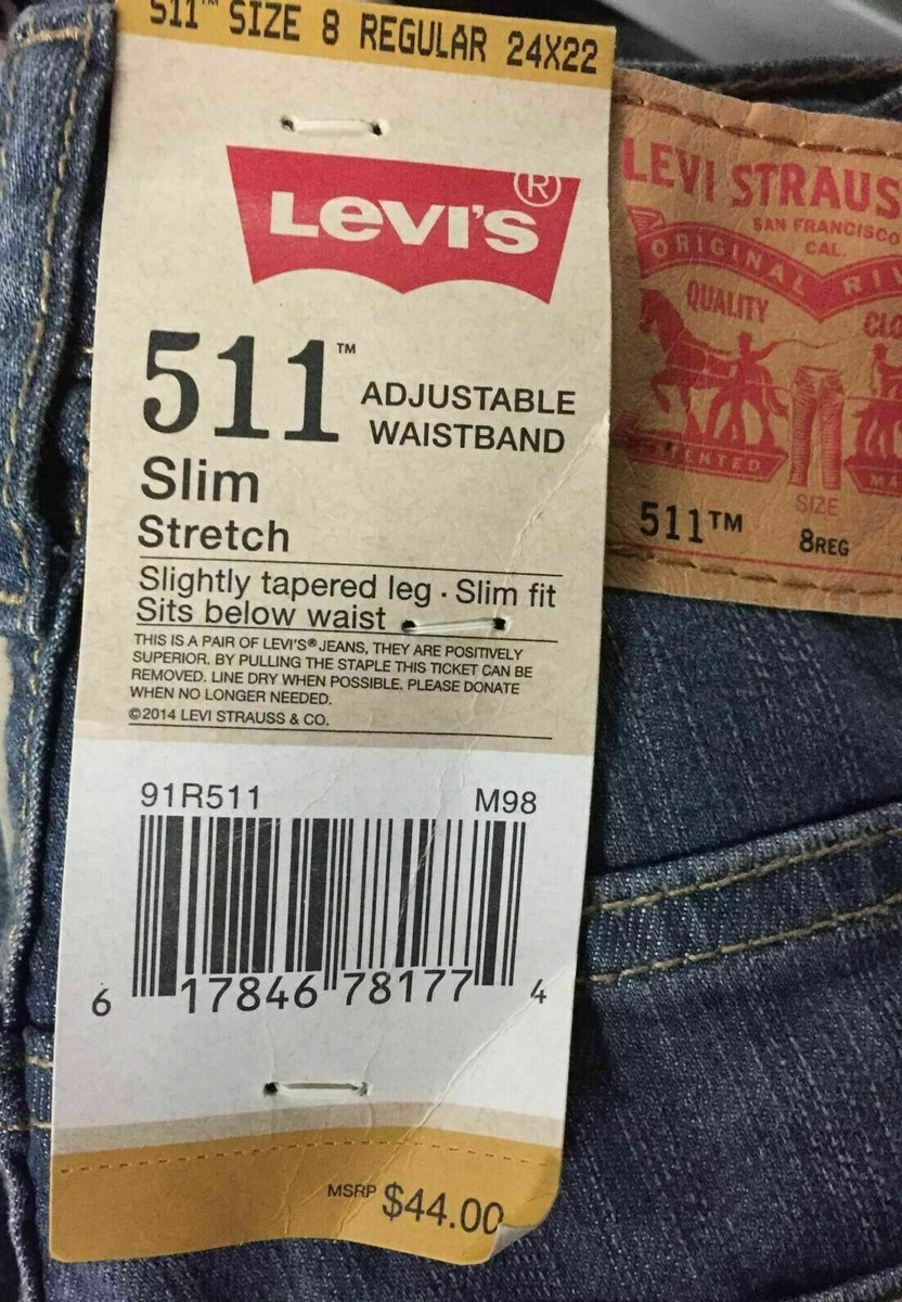 you！ Levi's Boys' 511 Slim Fit Jeans, Foley, 8 | eBay