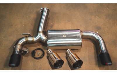 Valvetronic Designs Sport Exhaust w/Chrome Tips for BMW F30 / F22 / F36 / F32 I6