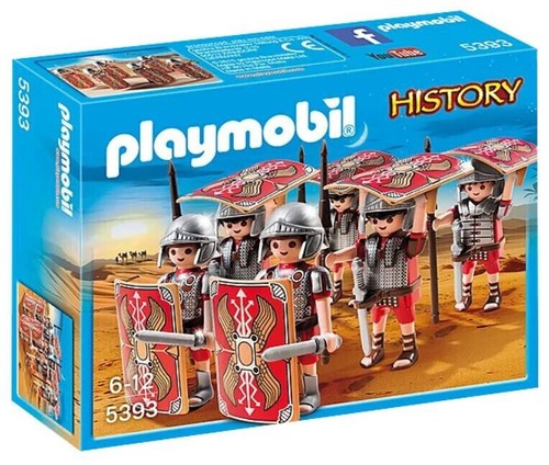 Playmobil Set 5393 Legionaries Figures 6 x Roman Army Soldiers NEW Boxed - Photo 4/4