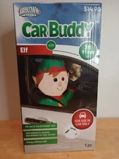 Gemmy Airblown Inflatable Elf Car Buddy 3 Ft Energy Efficient LED Christmas New