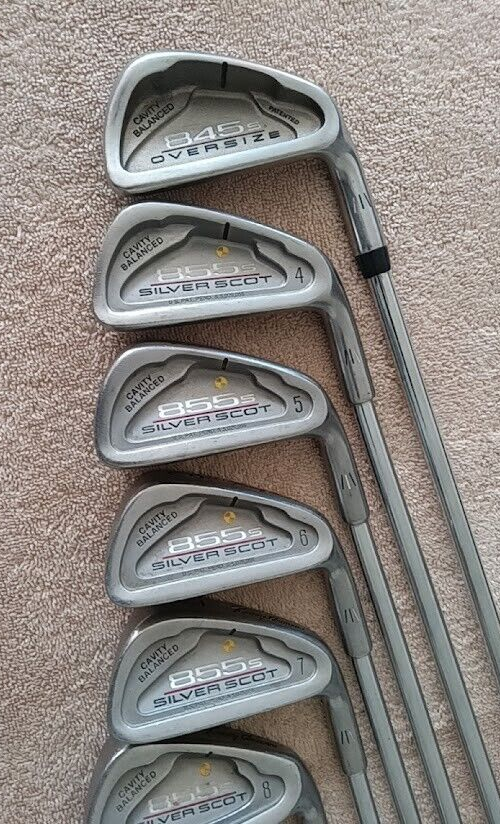 TZ GOLF - Tommy Armour 855s Silver Scot 3-SW, 9 Club Set RH Stiff