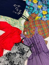 Vintage Dress for Fabric, Rework & Crafts - &pound;4/KG Used Clothing Wholesale Bundle