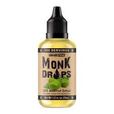 Monk Drops - 100 Monkfruit Liquid Sweetener Zero Glycemic Zero Calories Zero