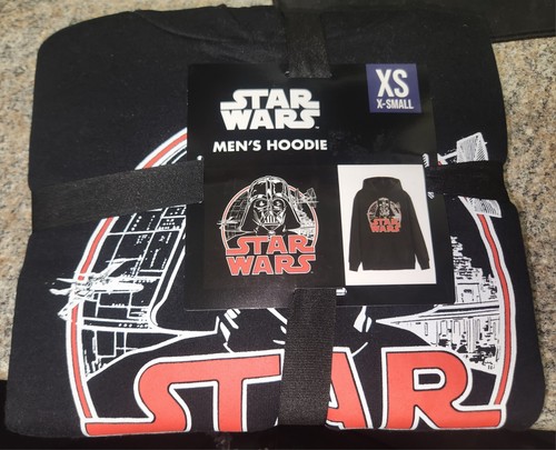 Star Wars Darth Vader Childs S6-7, Black Zip Up Hoodie Sweatshirt, Ta5 - Picture 4 of 7
