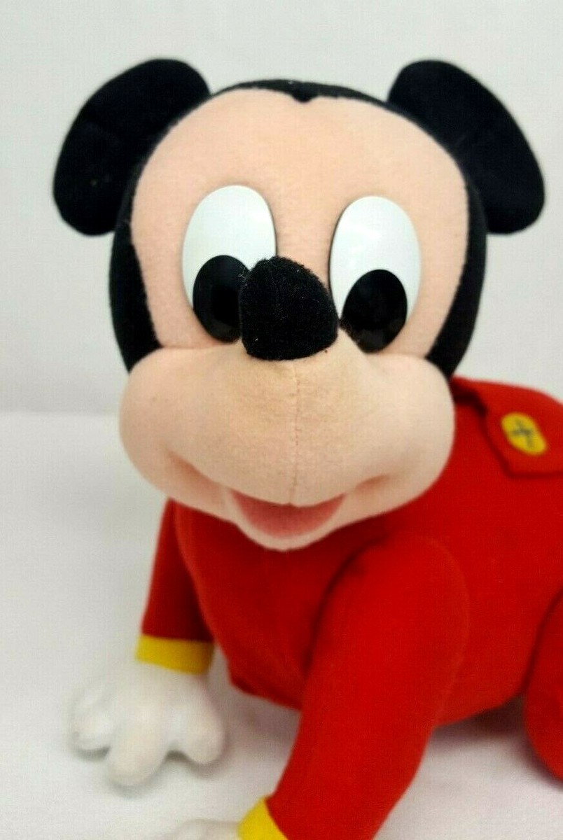 Vintage 1995 Mattel Disney TOUCH N CRAWL BABY MICKEY Mouse