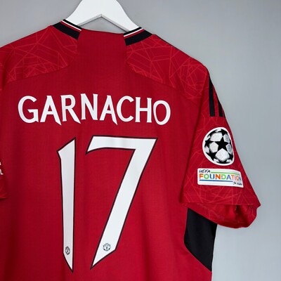 MANCHESTER UNITED 2023 2024 HOME FOOTBALL SHIRT JERSEY #17
