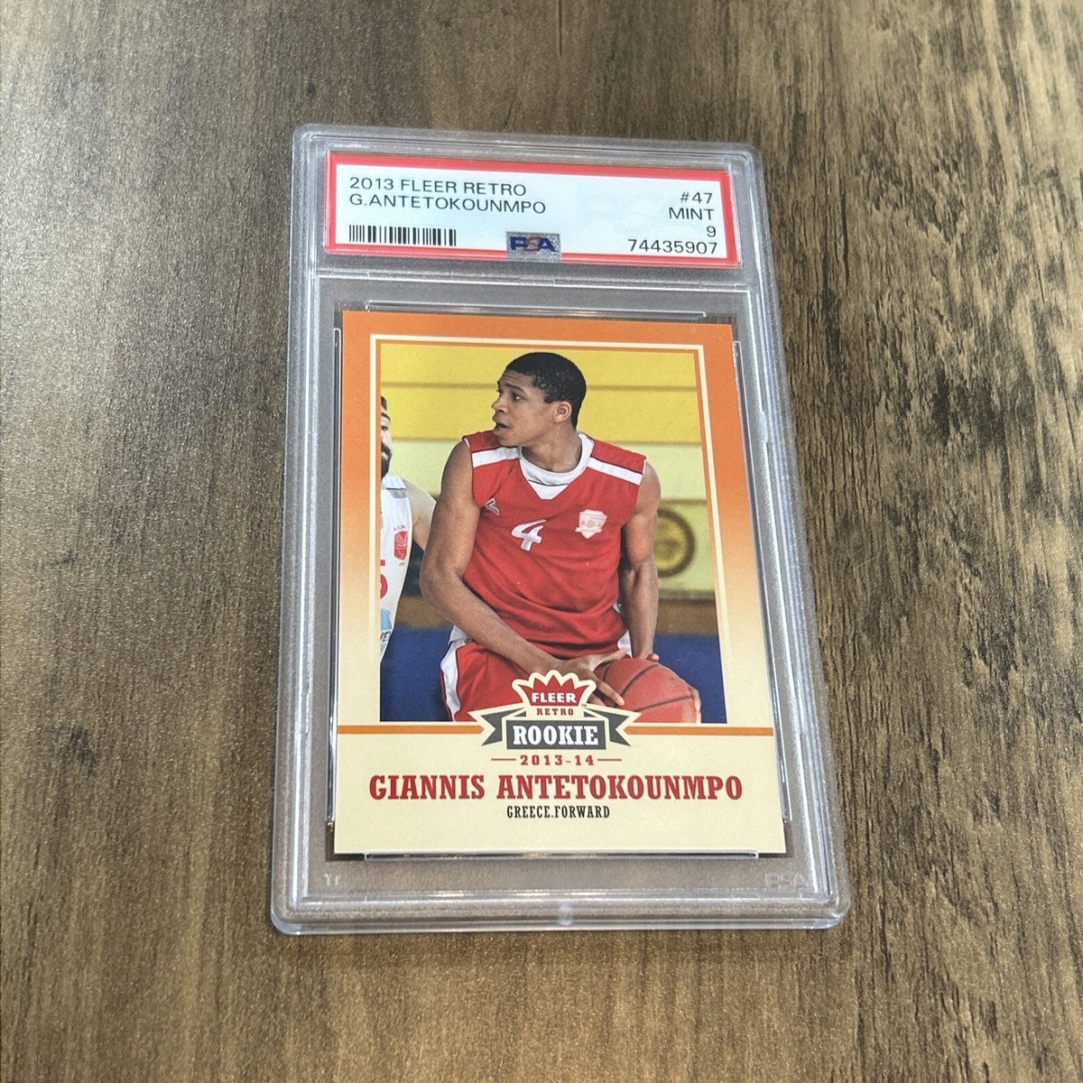 その他 Giannis Antetokounmpo rc Fleer 2013 2013 Fleer Retro Giannis Antetokounmpo Rookie RC #47 PSA 9