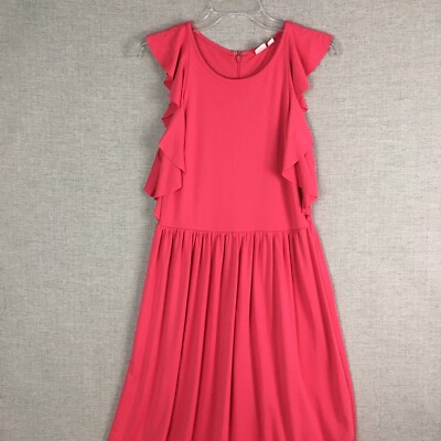 short drop waist dress White Drop Waist Mini Dress – Sleeveless Flared Hem main image 1