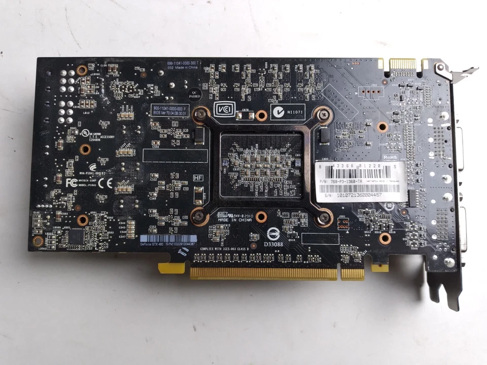 EVGA NVIDIA GeForce GTX 460 1GB GDDR5 PCIE Graphics Card - Image 2 of 4