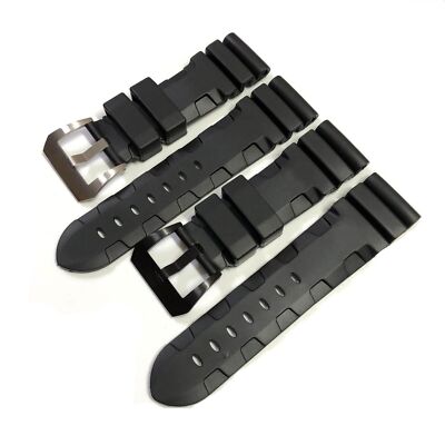 24 mm 26 mm Silikon Kautschuk Uhrenarmband Armband Ersatz für Panerai Luminor