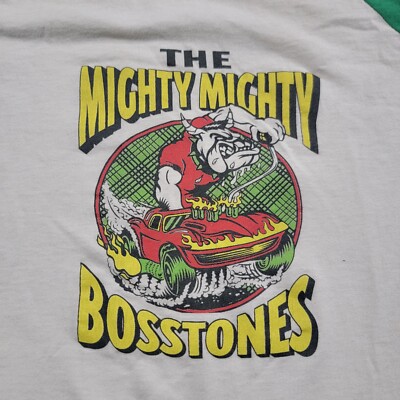 Vintage Mighty Mighty Bosstones Long Sleeve Raglan Shirt Rare Ska