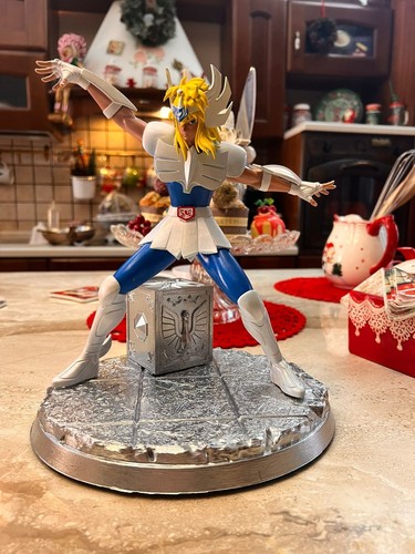 Cristal il Cigno 25 cm i cavalieri dello zodiaco Action Figure resina dipinto - Picture 2 of 6