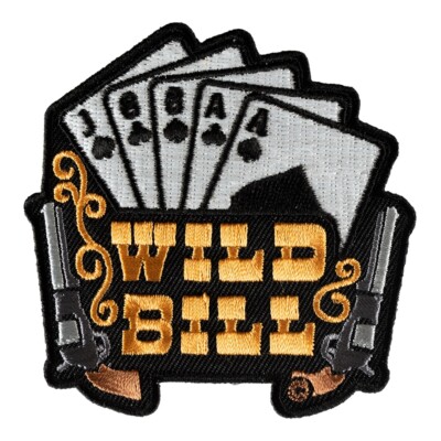 Wild Bill Dead Man's Hand Guns Patch, South Dakota Patches