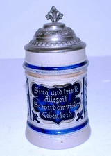 "Antique German Stein By Simon Peter Gerz # 376