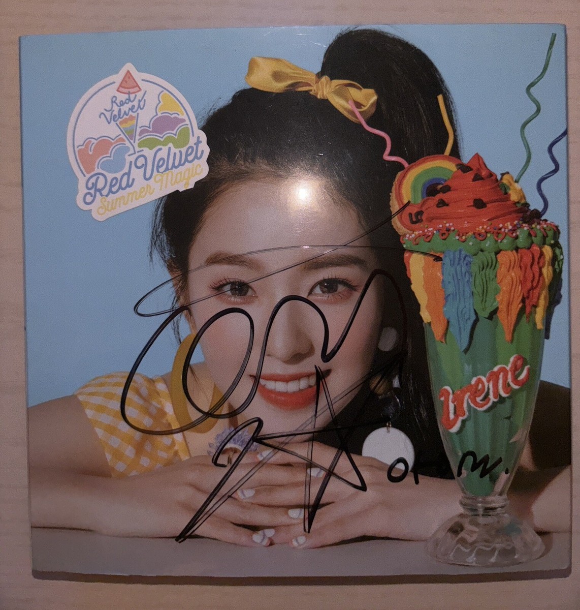 RED VELVET [Summer Magic] Irene Autographed Signed Album Mint