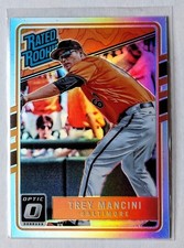2017 Donruss Optic Trey Mancini Rated Rookie Silver Prizm RC #59 Chicago Cubs