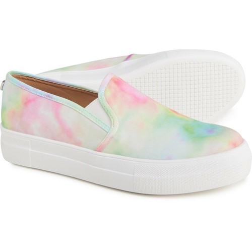 tie dye slip ons