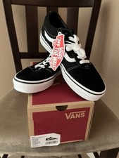Brand new in the box VANS Ward black/white Youth size 5 Womens 7