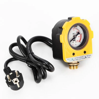 OUKANING（欧盟） Druckkontrollschalter 0-10Bar Wasserpumpenschalter Pumpensteuerung Einstellbar