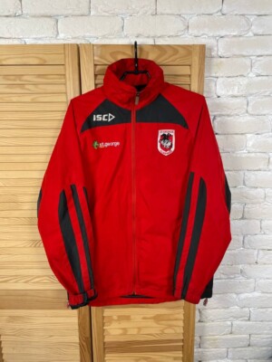 ST GEORGE ILLAWARRA TRAINING RUGBY UNION LEAGUE JACKET ISC NRL MEN sz S