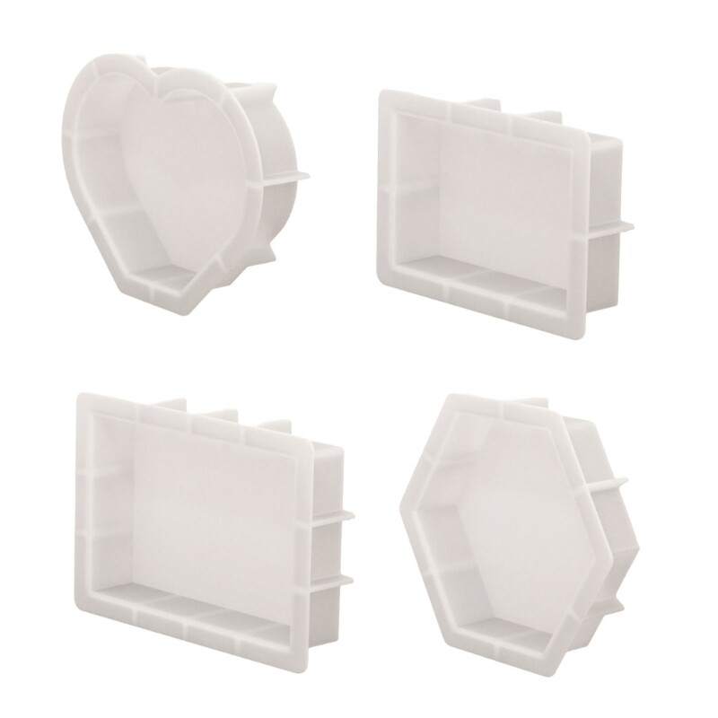 Multi Purpose Heart Epoxy Resin Mold for Making and Soap Crafting