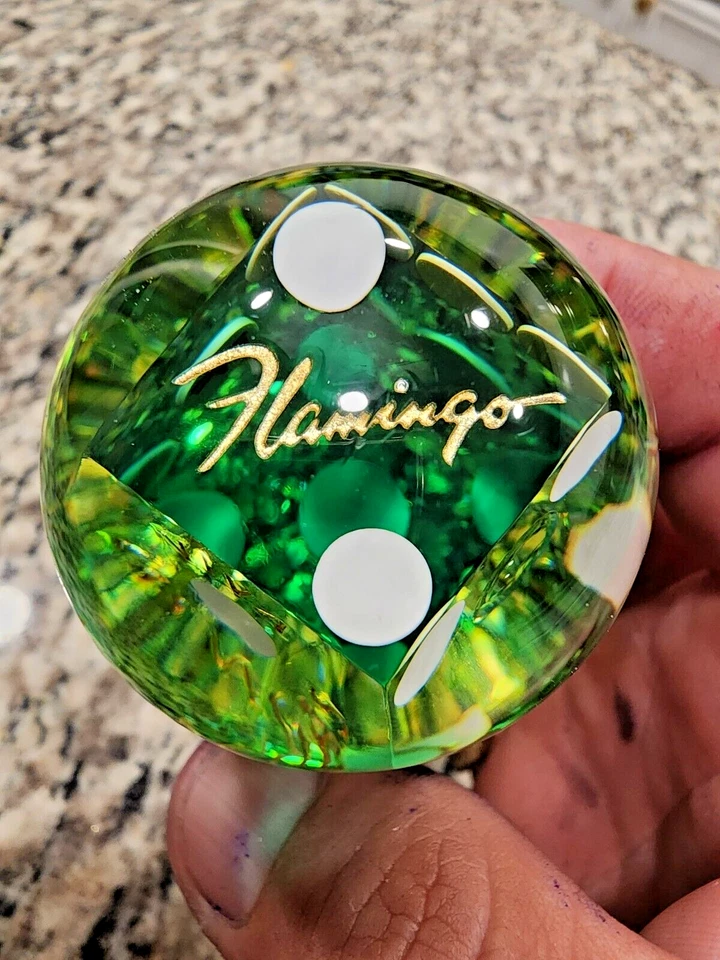 Vintage Custom Shift Knob Flamingo Dice rat fink Hot Rod Rat Rod Mooneyes - Image 4 of 4