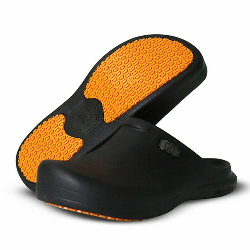 STICO Unisex Chef Kitchen Slip Resistant Slipper Safety Rubber