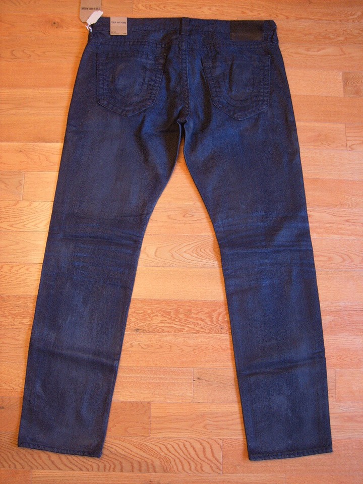 AUTHENTIC TRUE RELIGION BRAND JEANS MEN GENO RELAXED SLIM SUPER T JEANS