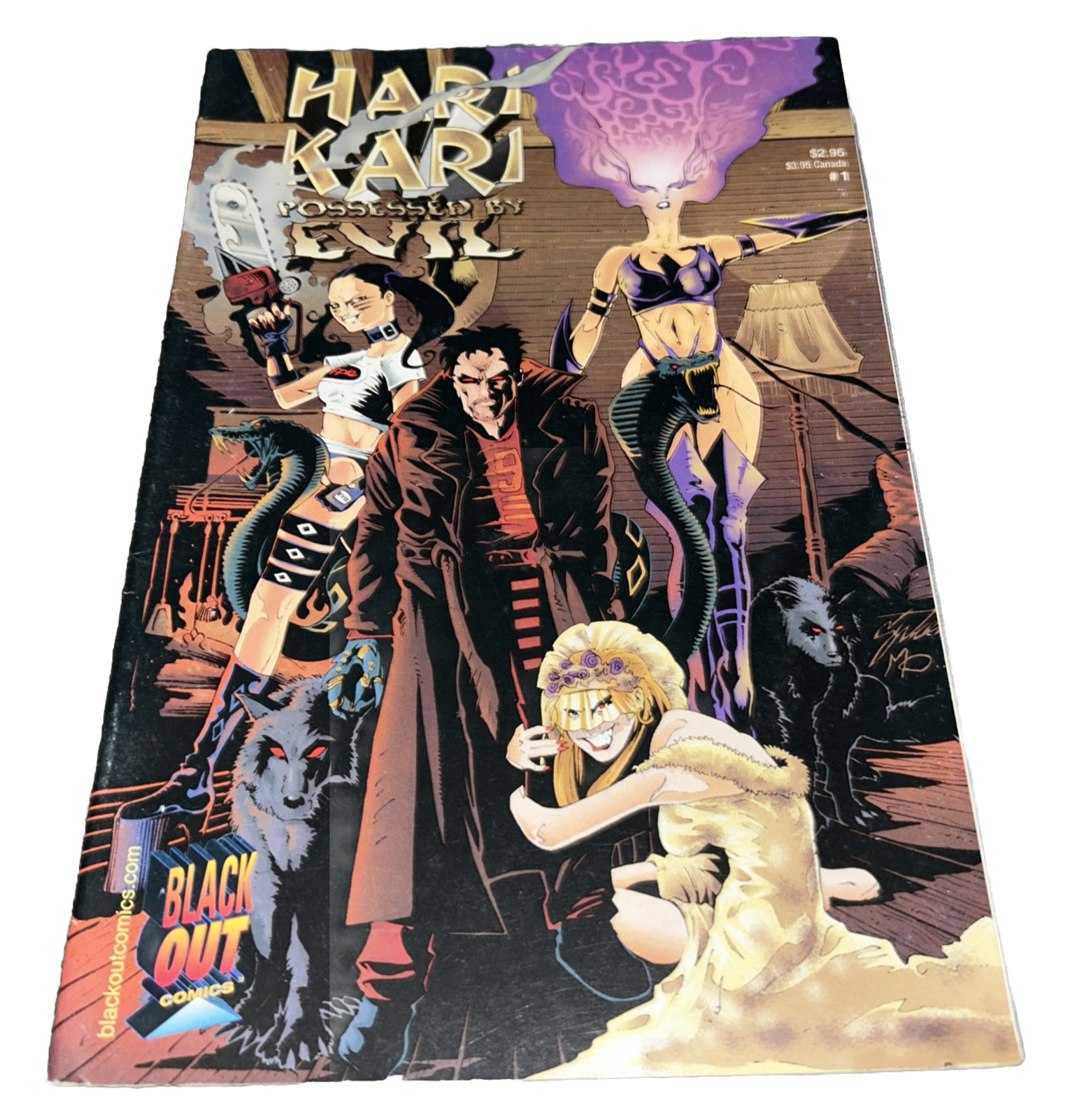 Hari Kari: Possessed By Evil #1 Comic Book Black Out Comics