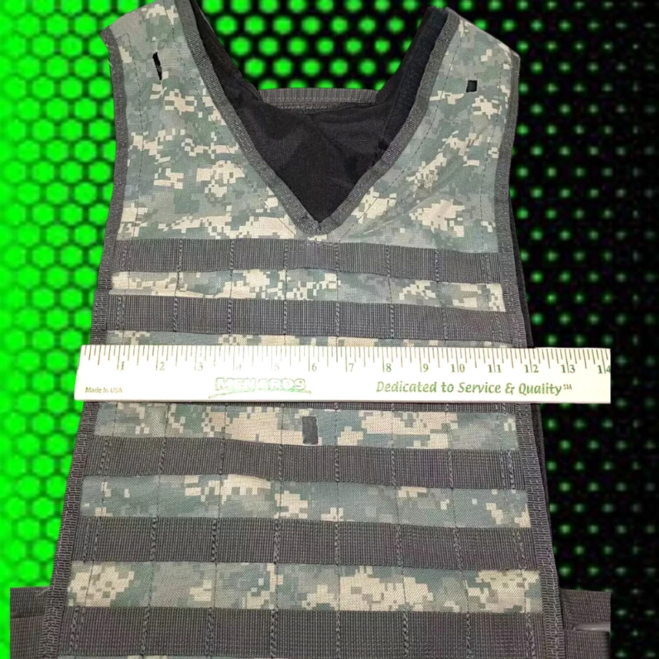 Chaleco táctico camuflaje digital ajustable paintball *LEER DESCRIPCIÓN* Foto 4 de 4