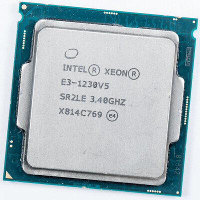 Intel Xeon E3-1230 v5 SR2LE LGA1151 3.4GHz Quad Core Processor Grade C Skylake