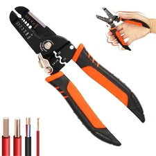 Wire Stripper Crimper Cutter 5 in 1 Multi Tool 10–20 AWG Electric Hand Tool