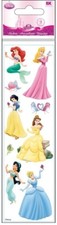 Princess, 3D scrapbook stickers - Disney 51-40011