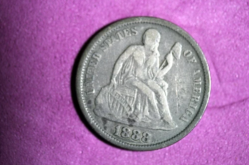 ESTATE FIND 1888 - Seated Liberty Dime!! #N03815
