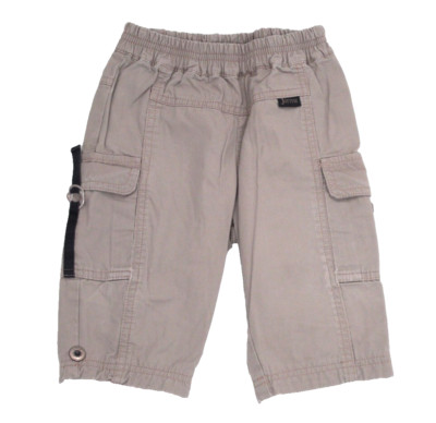 Jottum Cargo-Hose Stoffhose Jungen Gr. 80 beige Gummizugbund