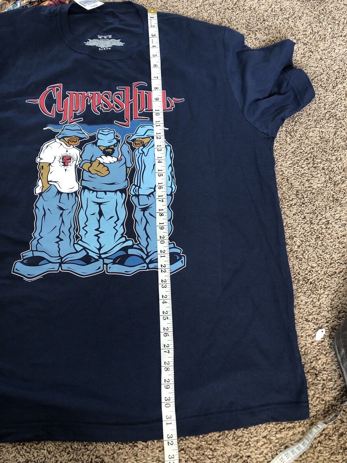 Official Cypress Hill DVX 90s Rap Tee Hip Hop Men's Big & Tall 