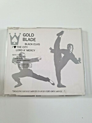 GOLD BLADE - BLACK ELVIS - I LOVE THE CITY - LORD A' MERCY     CD SINGLE