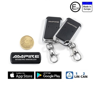 Ampire WFS400-BLU CAN Bus Wegfahrsperre App, Code U335_77_12 mit 2 WFST400