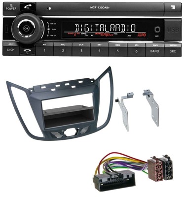 Kienzle Bluetooth MP3 USB DAB Car Stereo for Ford C-Max / Kuga - Dark Grey