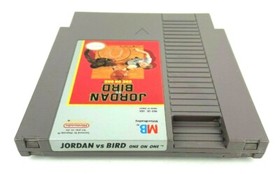 Jordan vs Bird One on One NES 1989 Cartridge Only Cleaned Tested Working