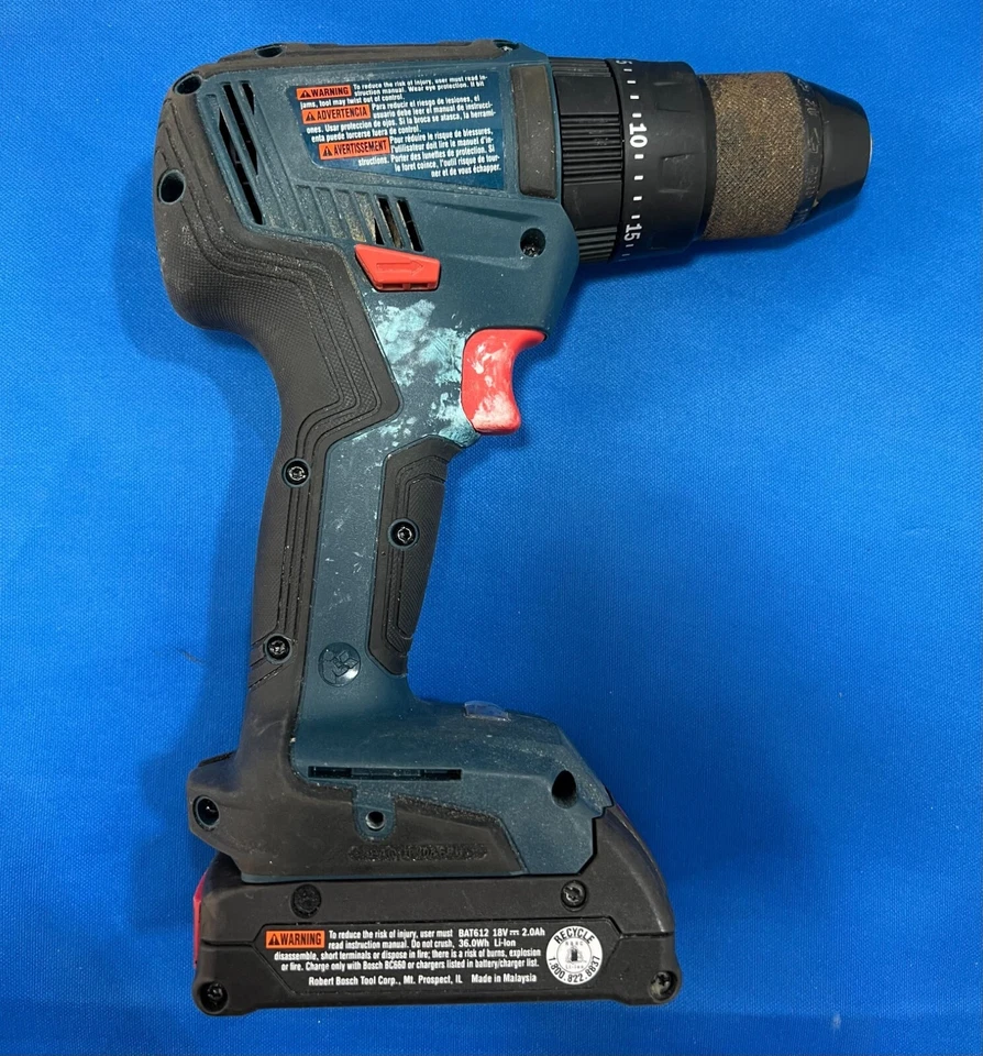 Bosch (GSB18V-490) 18V EC Kit de taladro/destornillador percutor sin escobillas de 1/2 pulgada con batería Foto 4 de 4