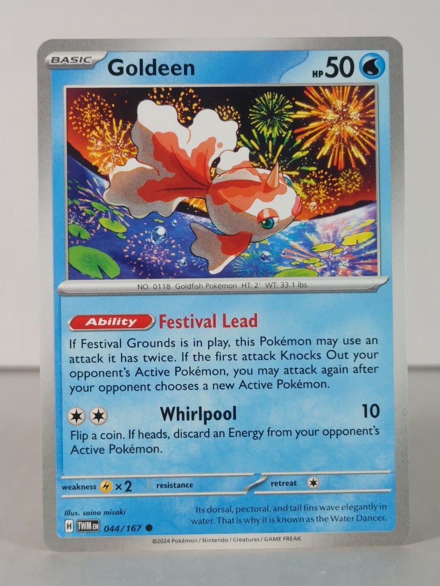 Goldeen - Twilight Masquerade - 044/167 - singles - Pokemon TCG - holo/non  - C
