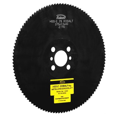 Metal circular saw blade 275 x 2.5 x 32/40 HSS-E (EMo5 Co5), hacksaw blade