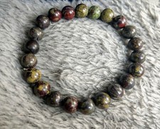 Dragons Blood Jasper stone bracelet Crystal Healing Spiritual support 8 mm