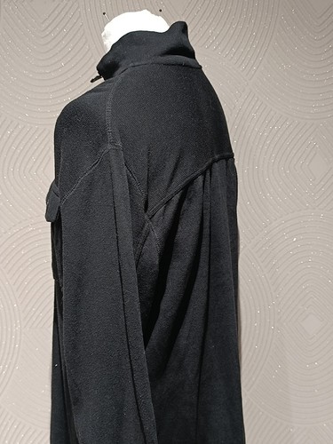 DKNY Mens Cotton Jumper - 1/2 Zip - Black - Size XL - Long Sleeve - Picture 8 of 11