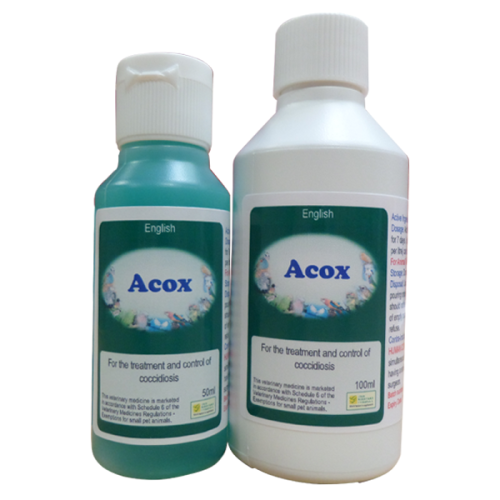 ACOX Integratore liquido per coccidiosi in volatili/piccioni - 50 ml - Birdcare Company - Foto 1 di 1